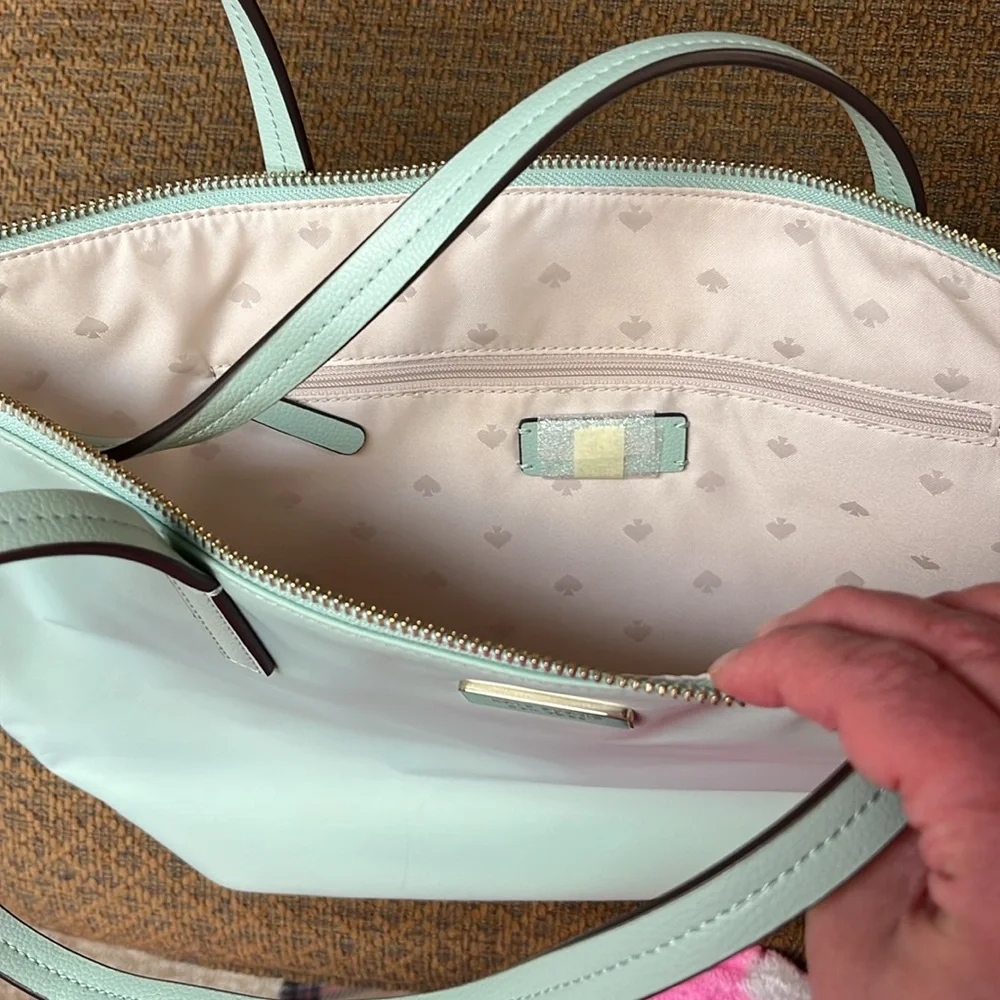 Kate Spade spring meadow top zip tote